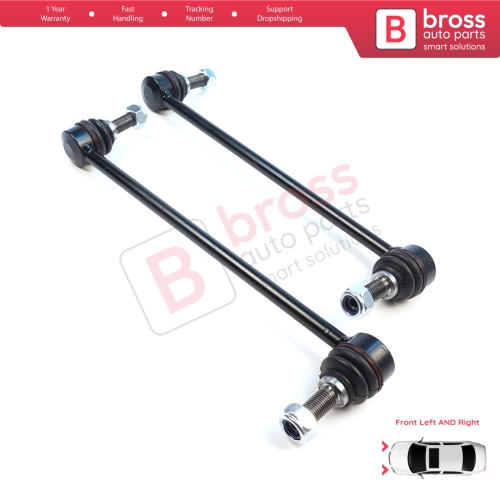 2 Pieces Front Sway Bar Stabilizer Link for Nissan Qashqai J11 Juke F15 Leaf MK1 2 NV200 Pulsar Renault Kadjar 546183NF0A