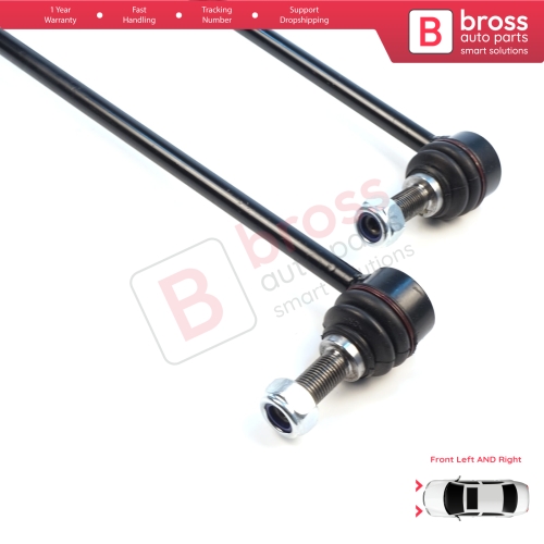 2 Pieces Front Sway Bar Stabilizer Link for Nissan Qashqai J11 Juke F15 Leaf MK1 2 NV200 Pulsar Renault Kadjar 546183NF0A