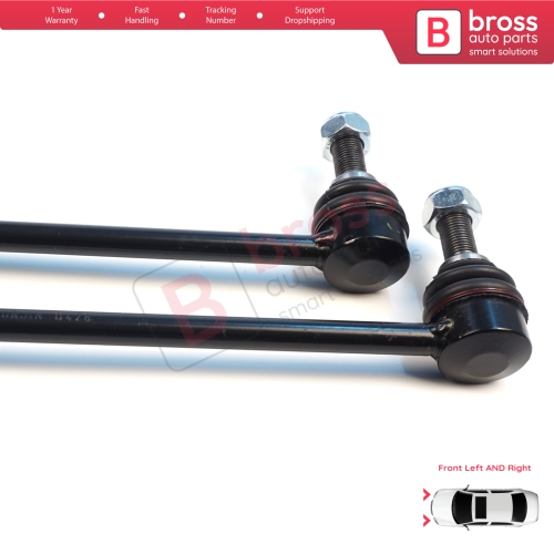 2 Pieces Front Sway Bar Stabilizer Link for Nissan Qashqai J11 Juke F15 Leaf MK1 2 NV200 Pulsar Renault Kadjar 546183NF0A
