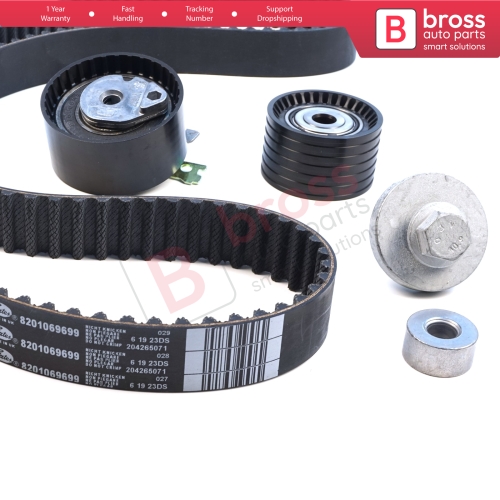 Timing Belt Kit for Renault Dacia Lada Nissan 130C17529R 1.4 1.6 16V K4J K4M Petrol Gasoline Engines