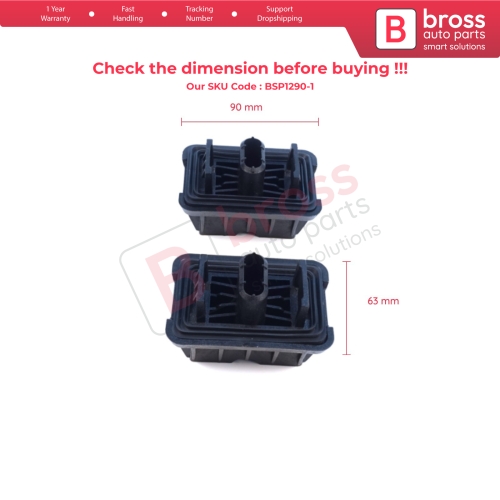 2 Pieces Jack Support Pad for BMW E81 E82 E84 E87 E90 E91 F01 F02 F03 F04 F06 F07 F10 F11 F13 F34 F39 F40 F44 F48 G05 G06 G07 Mini F54 F60 51717237195