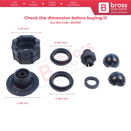 Manual Gear Lever Repair Kit for Renault 5 9 11 19 21 Clio MK1 2 3 Scenic Megane Twingo 7701464111 