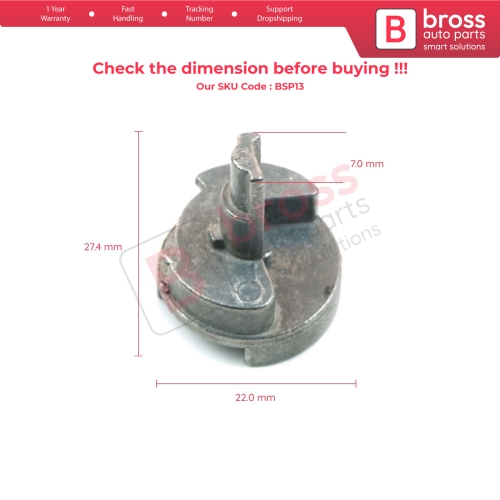 Ignition Lock Cylinder Tab Slot For VW Golf MK3 MK4 Cabrio Vento 1E7 Lupo Polo 6N Caddy MK2 Arosa 6H1 6N0905855