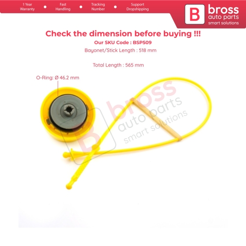 Engine Oil Level Measurer Rod Dipstick With Cap for Renault Nissan Dacia 1.5 dCi Engine 8200355344 
