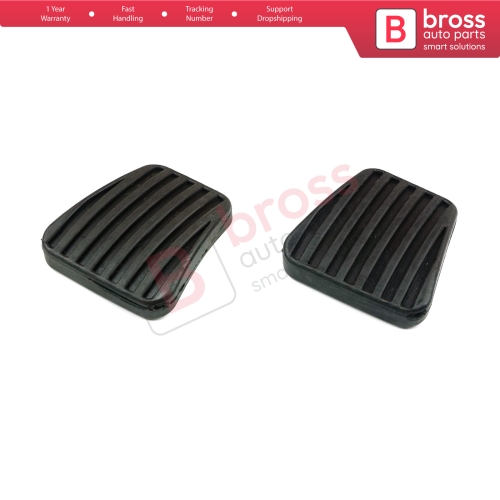 2 Pieces Clutch Brake Pedal Rubber 560808 for Opel Vauxhall Corsa Vectra A B Kadett Tigra Astra F Ascona Calibra Combo