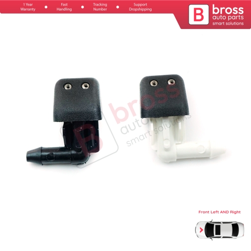 Left Rigt Front Windscreen Water Washer Nozzle Spray Jets for Renault 9  11 1981-2001 7700728063 7700728064