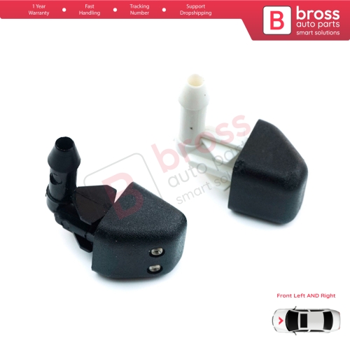Left Rigt Front Windscreen Water Washer Nozzle Spray Jets for Renault 9  11 1981-2001 7700728063 7700728064