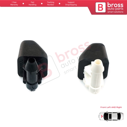 Left Rigt Front Windscreen Water Washer Nozzle Spray Jets for Renault 9  11 1981-2001 7700728063 7700728064