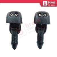 2 Pieces Front Windscreen Water Washer Nozzle Spray Jets for Ford Transit T15 T20