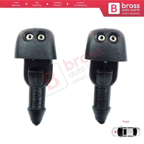 2 Pieces Front Windscreen Water Washer Nozzle Spray Jets for Ford Transit T15 T20