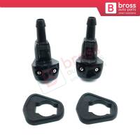2 Pieces Front Windscreen Water Washer Nozzle Spray Jets for Peugeot Karsan J9 New Models