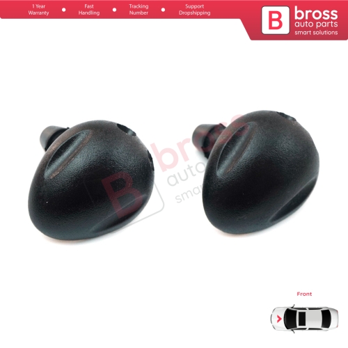 2 Pieces Front Window Wiper Water Washer Nozzle Spray Jets for Renault Dacia Lada Largus 7700846456 289308338R