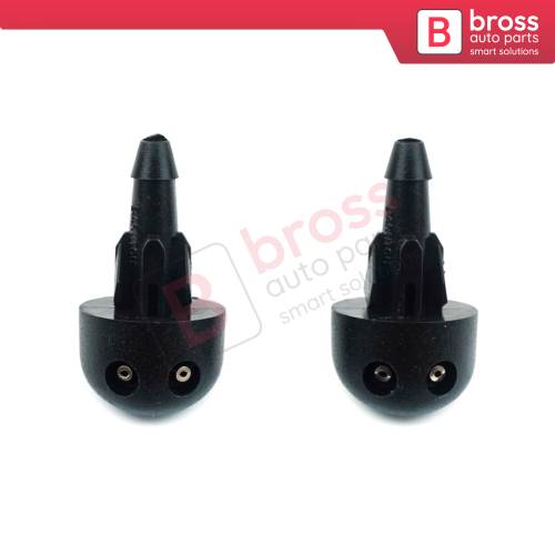 2 Pieces Front Windscreen Water Washer Nozzle Spray Jets 7700413545 for Renault Clio MK2