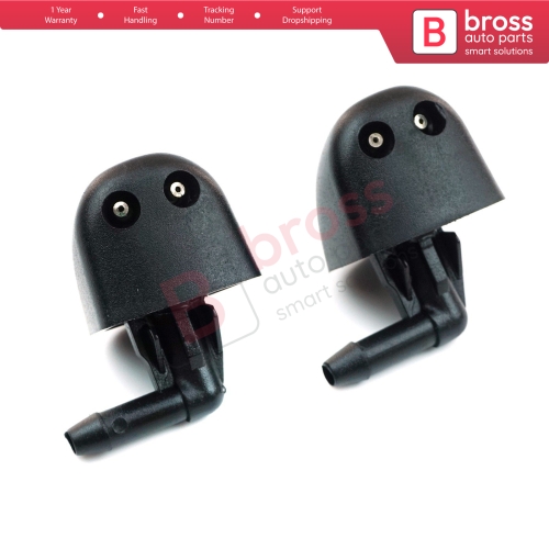 2 Pieces Front Windscreen Water Washer Nozzle Spray Jets 7700823915 for Renault Trafic Laguna 1 Kangoo Vivaro PriMastar