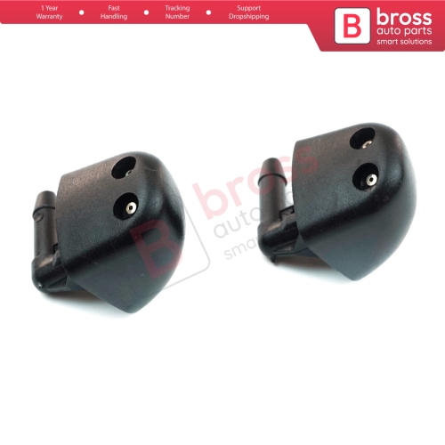 2 Pieces Front Window Wiper Water Washer Nozzle Spray Jets for Renault Laguna 1 Trafic 2 Kangoo 1 Primastar Vivaro A X83 7700308815