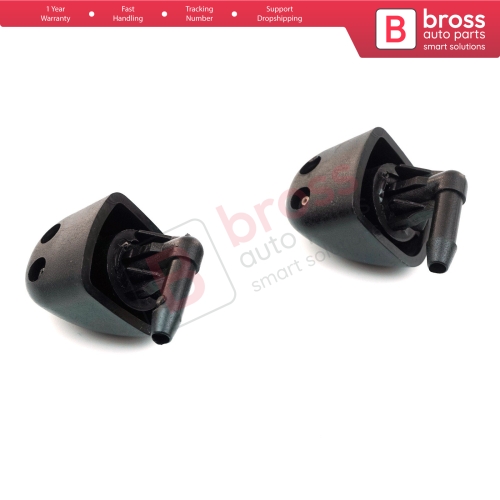 2 Pieces Front Windscreen Water Washer Nozzle Spray Jets 7700823915 for Renault Trafic Laguna 1 Kangoo Vivaro PriMastar