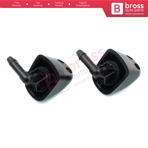 2 Pieces Front Window Wiper Water Washer Nozzle Spray Jets for Renault Laguna 1 Trafic 2 Kangoo 1 Primastar Vivaro A X83 7700308815