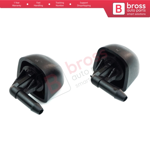 2 Pieces Front Window Wiper Water Washer Nozzle Spray Jets for Renault Laguna 1 Trafic 2 Kangoo 1 Primastar Vivaro A X83 7700308815