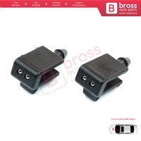 2 Pieces Front Window Wiper Water Washer Nozzle Spray Jets for Renault Scenic Megane MK2 3 Laguna MK3 Fluence 8200082347