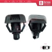 2 Pieces Front Window Wiper Water Washer Nozzle Spray Jets for Fiat Citroen Peugeot Alfa Romeo Ypsilon 735277664 6438J0 46454320 7767818   
