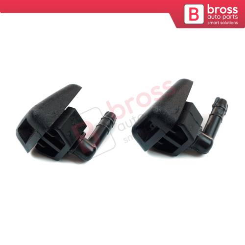2 Pieces Front Windscreen Water Washer Nozzle Spray Jets 735277664 for Fiat Peugeot Citroen