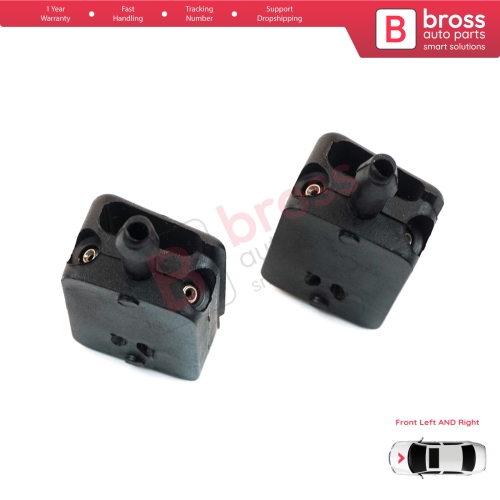 2 Pieces Front Window Wiperarm Water Washer Nozzle Spray Twin Dual Jet for Scania P G R T Series Truck Terraza Uplander Montana Relay 19120933