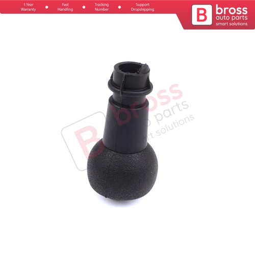 5 Speed Gear Shift Stick Knob Black Chrome For Peugeot Citroen