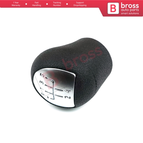 5 Speed Gear Shift Stick Knob Black Chrome For Renault Clio MK2 Megane Kangoo Twingo MK1 Logan 8200568122 