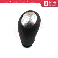 5 Speed Gear Shift Stick Knob 8200079112 Black Chrome for Renault Clio 3 Megane 2 Scenic 2