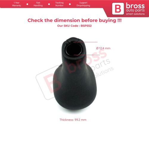 5 Speed Gear Shift Stick Knob Black Chrome For Ford Focus MK1 1998-2009 XS4R7217AA