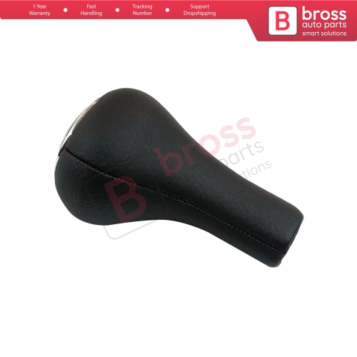 5 Speed Gear Shift Stick Knob Black Leather XS4R 7217 AA 1069044 for Ford Focus 1998-2005