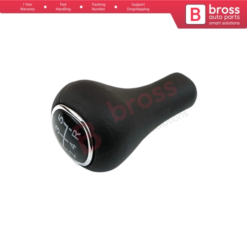 5 Speed Gear Shift Stick Knob Black Chrome For Ford Focus MK1 1998-2009 XS4R7217AA