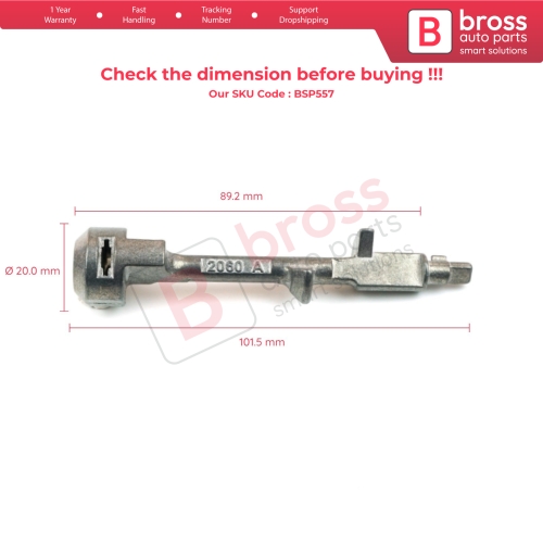 Steering Wheel Ignition Lock Barrel Cylinder Shaft Rod 2060A For Toyota Land Cruiser 100 Lexus LX470 UZJ100