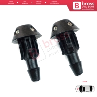2 Pieces Front Window Wiper Washer Nozzle Spray Jet for Peugeot 106 205 306 309 Citroen Saxo 643871 643825