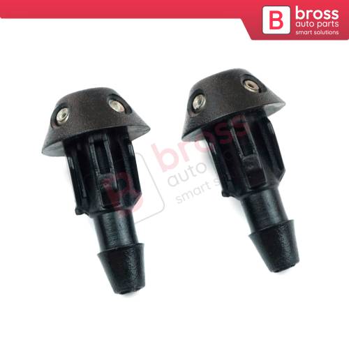 2 Pieces Front Windscreen Water Washer Nozzle Spray Jets for Peugeot 106 205 306 506 Renault 5