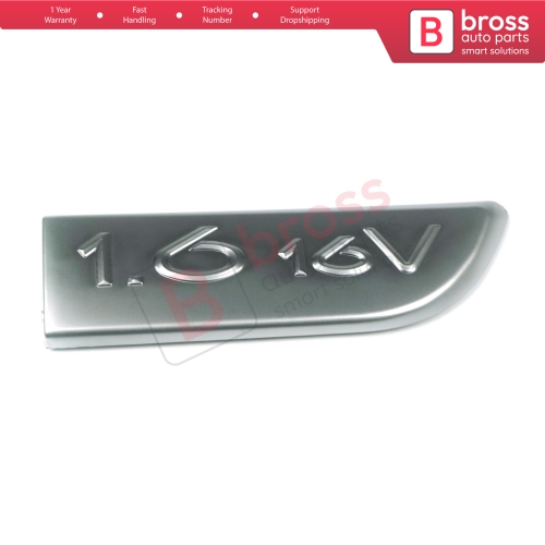 Chrome 1.6 16V Badge Emblem 8200209130 Right For Renault Megane MK2 Scenic MK2