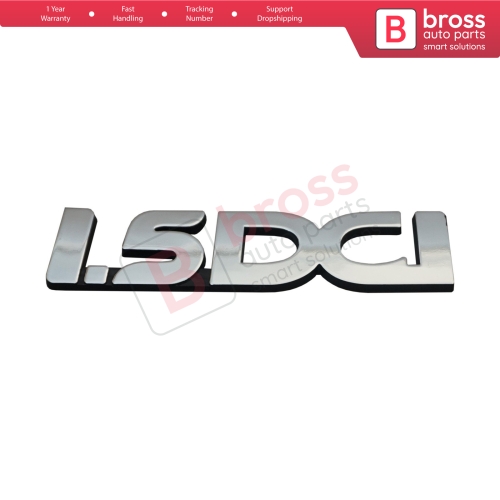 Chrome 1.5 DCI Badge Monogram Emblem for Dacia