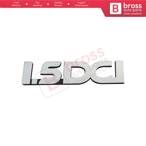 Chrome 1.5 DCI Badge Monogram Emblem for Dacia