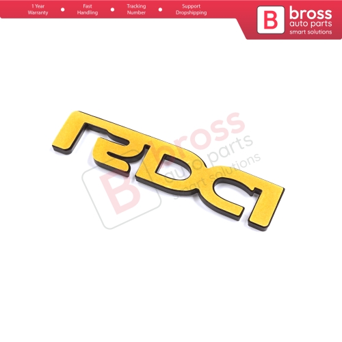 Rear Trunk 1.5 DCI Logo Badge Monogram Emblem Chrome Color for Renault Dacia Sandero Logan MK1 848900044R