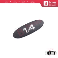 Black 1.4 Logo Badge Monogram Emblem for Renault Clio MK2 II BB CB Kangoo MK1 FC KC 7700422223