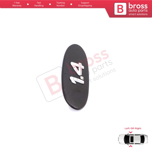 Black 1.4 Logo Badge Monogram Emblem for Renault Clio MK2 II BB CB Kangoo MK1 FC KC 7700422223