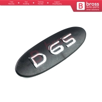 Black D65 Badge Monogram Emblem for Renault Kangoo 1998-2005 7700310092