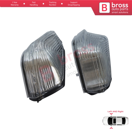 Side Mirror Indicator Right and Left Lens 2E0953049A 2E0953050A for VW Crafter Mercedes Sprinter