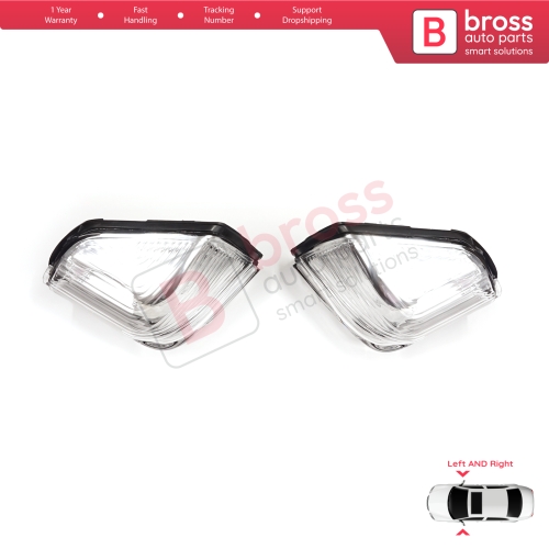 Side Mirror Indicator Right and Left Lens for VW Crafter MK1 Mercedes Sprinter 906 2E0953049A 2E0953050A 