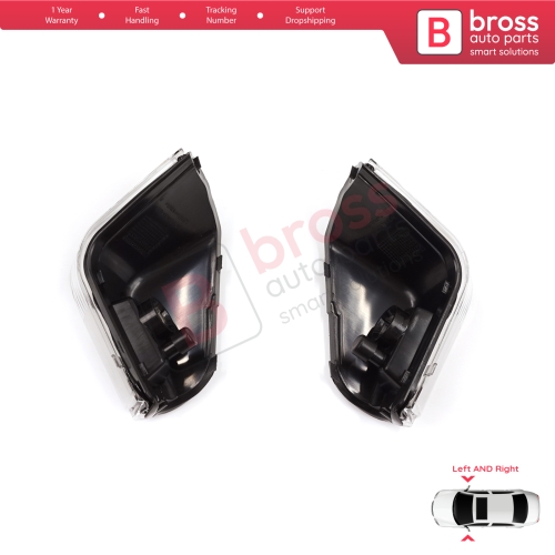 Side Mirror Indicator Right and Left Lens for VW Crafter MK1 Mercedes Sprinter 906 2E0953049A 2E0953050A 