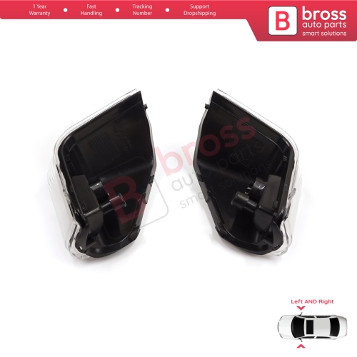 Side Mirror Indicator Right and Left Lens for VW Crafter MK1 Mercedes Sprinter 906 2E0953049A 2E0953050A 