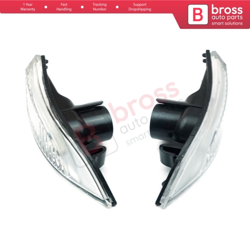 Side Wing Mirror Indicator Lamp Lens 261656470R 261609550R for Renault Megane MK3 Fluence Latitude Laguna Scenic