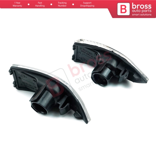 Side Wing Mirror Indicator Lamp Lens 261656470R 261609550R for Renault Megane MK3 Fluence Latitude Laguna Scenic