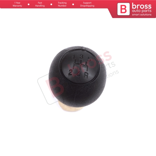 5 Speed Gear Shift Stick Knob Black For Fiat Doblo MK1 119 223 2000-2010 735330197