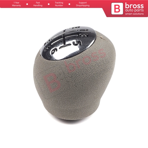 6 Speed Shift Stick Knob 328650024R Chrome Gray For Renault Dacia Nissan Opel